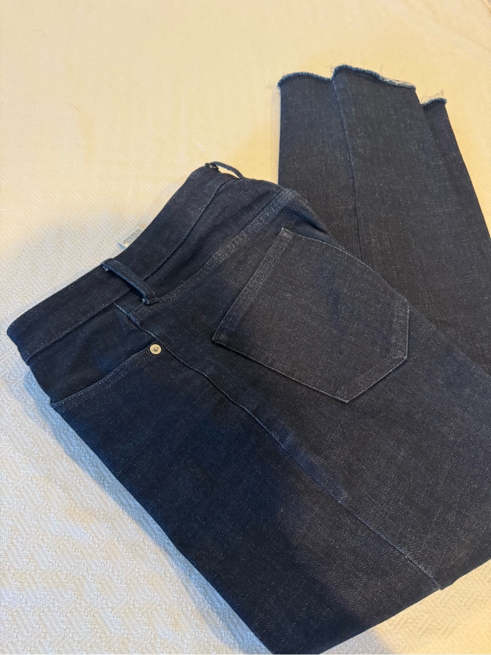Banana Republic Ultra High-Rise Straight Dark Blue Women's Jeans
